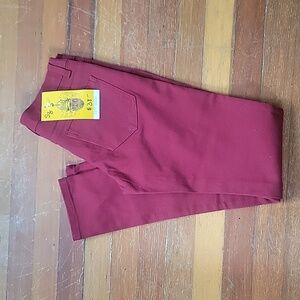 NWT - Burgandy Size 3 Skinny Jeans